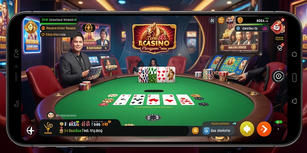 Tampilan gameplay Live Casino yang nyata di aplikasi 898A.