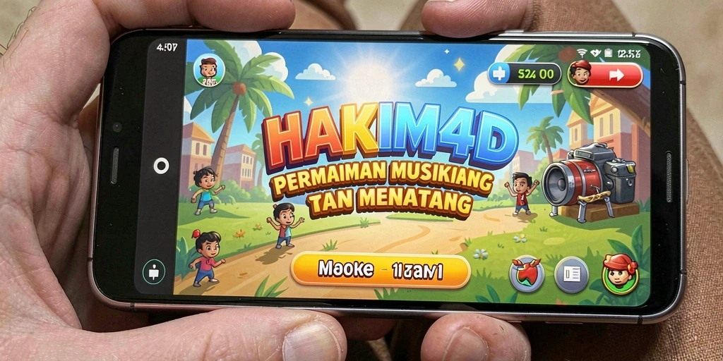 Screenshot HAKIM4D menampilkan gameplay penuh aksi dan musik yang seru.