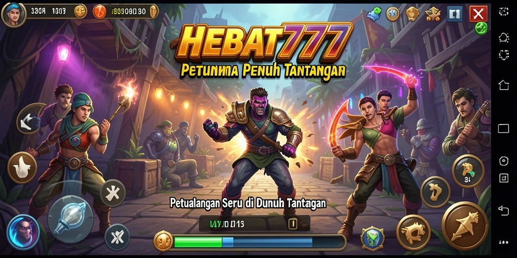 Tampilan menarik dari gameplay HEBAT777 dalam petualangan seru.