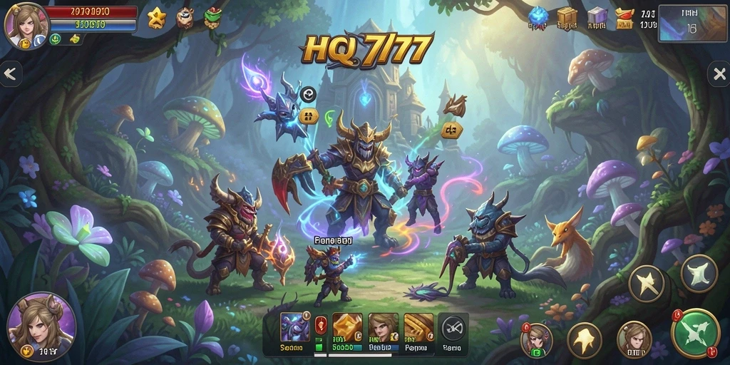 Cuplikan gameplay HQ777 yang menarik dan penuh aksi di dunia petualangan.