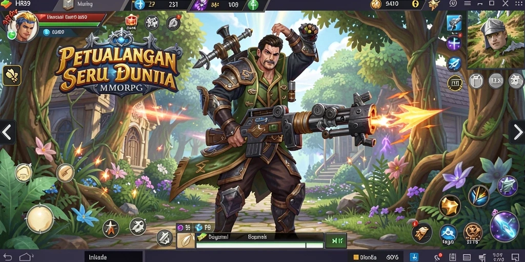 Gameplay seru dalam HR89 dengan grafis menawan dan petualangan epik.