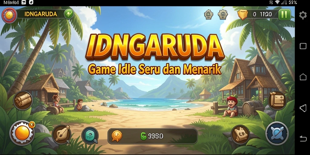 Tampilan gameplay seru dari IDNGARUDA yang membuat ketagihan.