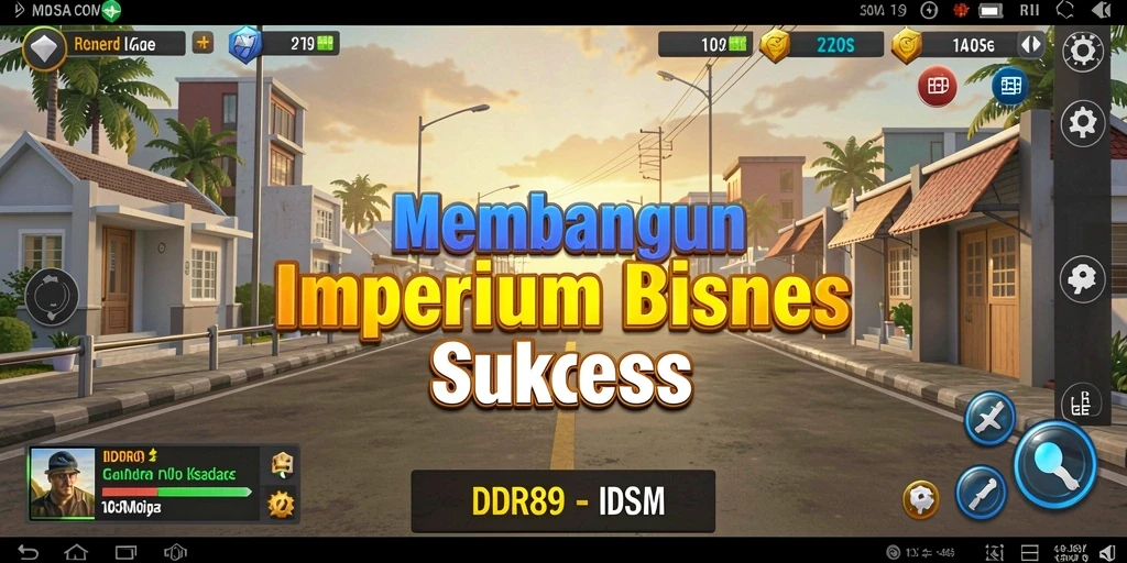 Screenshot gameplay IDR89 menampilkan keseruan membangun bisnis.