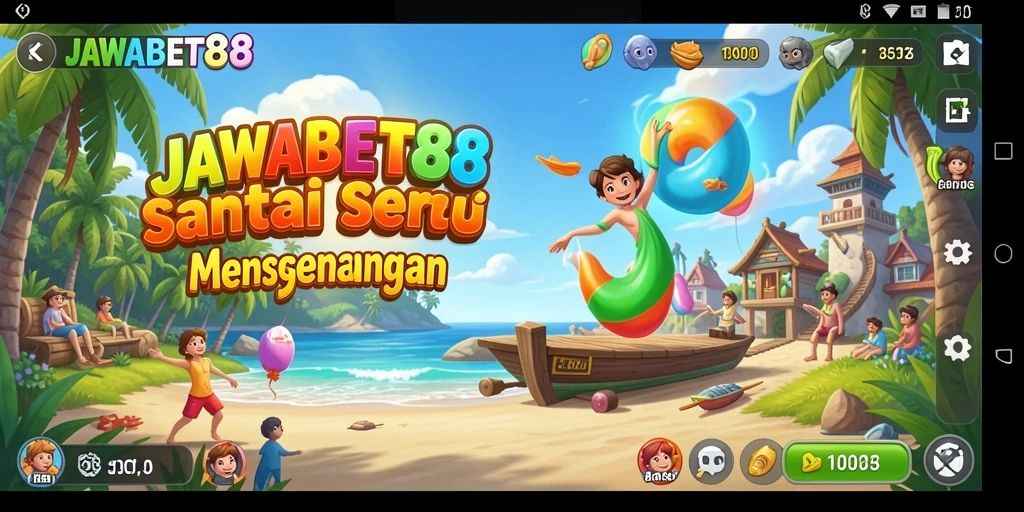 Tampilan seru gameplay JAWABET88 yang mengasyikkan.