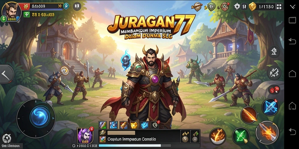 Tampilan gameplay JURAGAN77 menunjukkan pertarungan seru dan strategi yang mendalam.