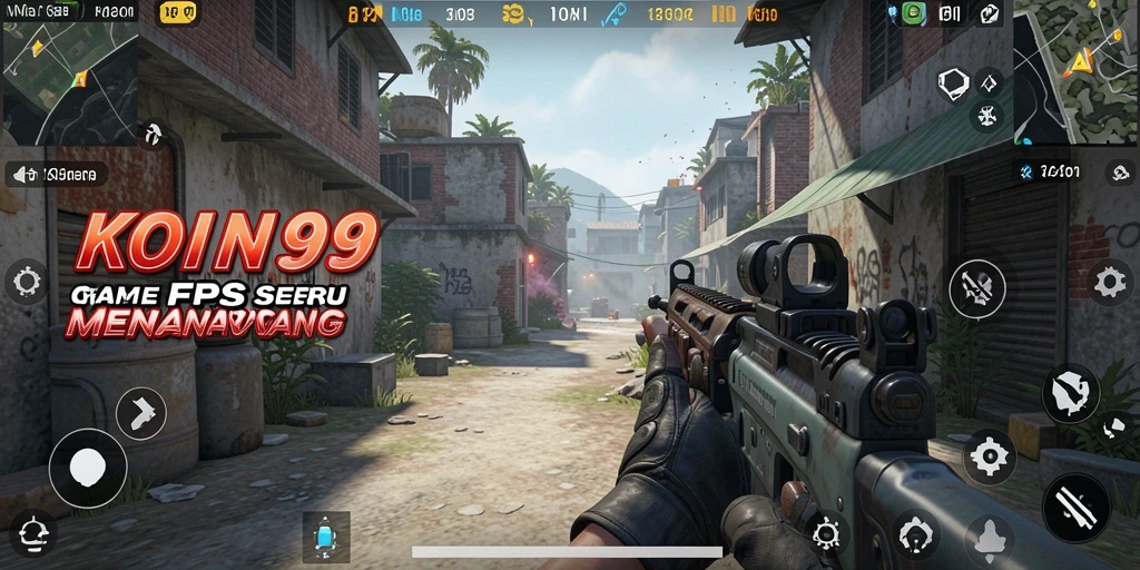 Tampilan gameplay KOIN99 yang penuh aksi dan strategi.