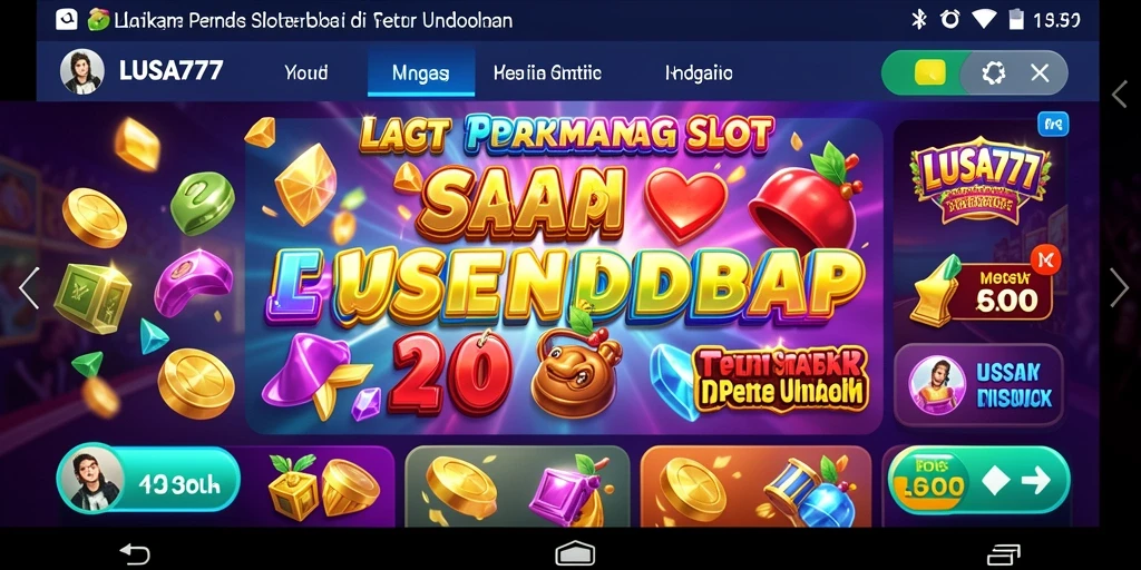 Tampilan gameplay LUSA777 yang memukau dan interaktif.