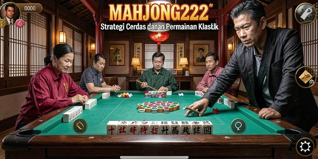 Screenshot gameplay <strong>MAHJONG222</strong> menampilkan aktivitas strategi yang seru dan menantang.