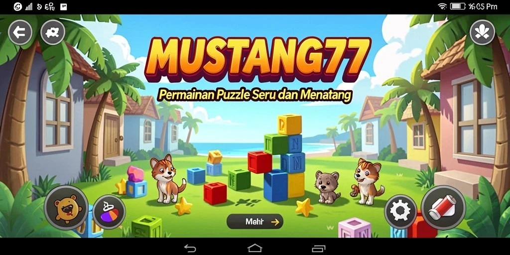 Tampilan menarik dari gameplay MUSTANG77 yang menantang.