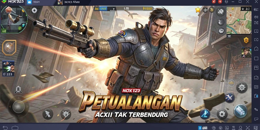 Tangkap momen mendebarkan dari gameplay aksi NOX123.