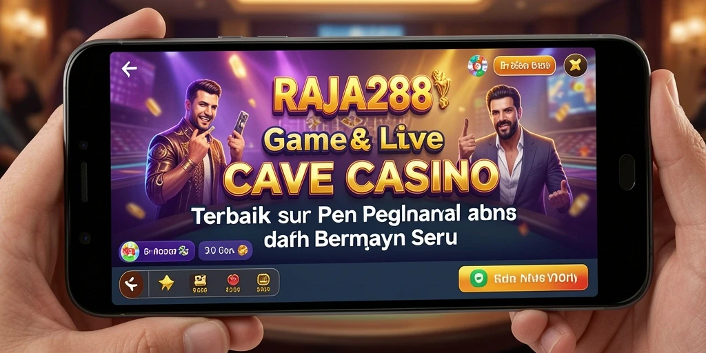 Screenshot gameplay RAJA288 menampilkan dealer profesional dan interaksi live.