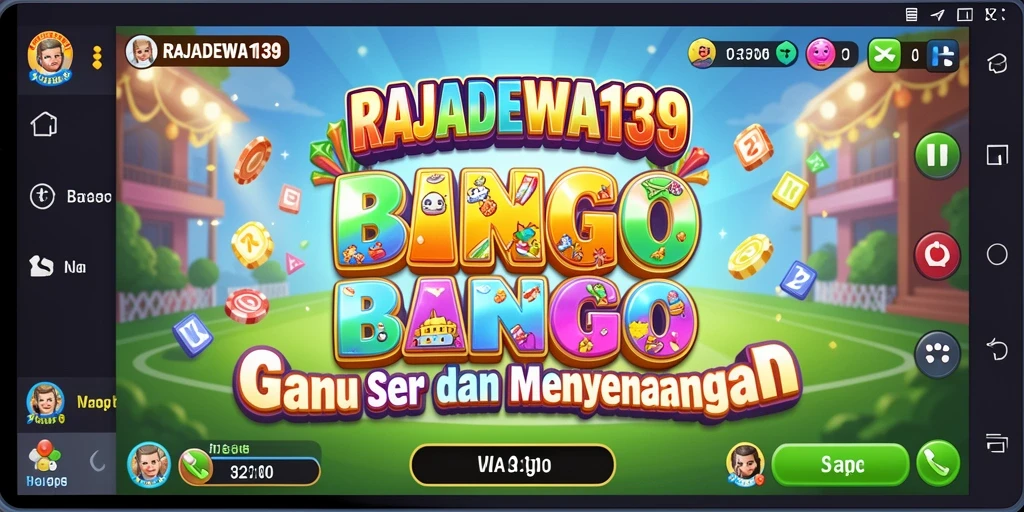 Tampilan gameplay menarik dari RAJADEWA138 dalam permainan Bingo.