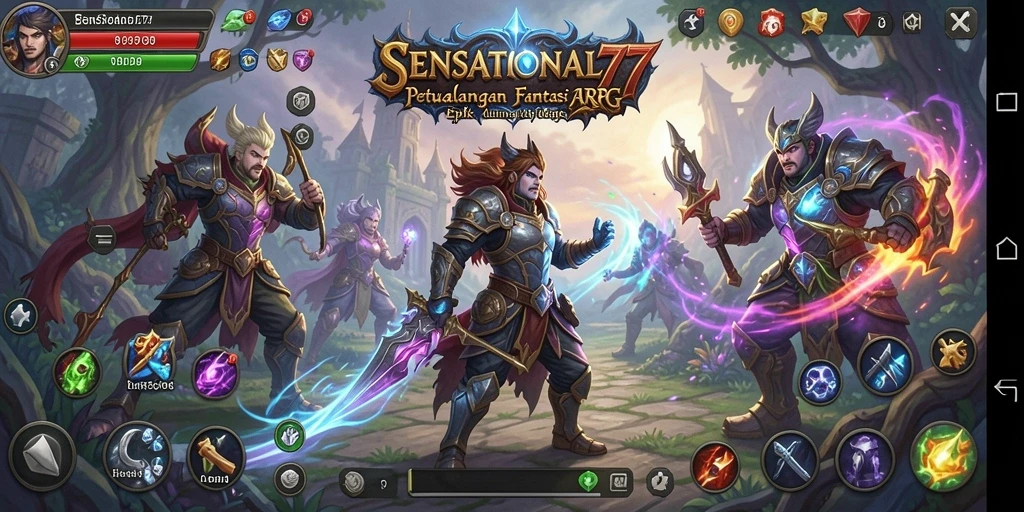 Tampilan gameplay SENSATIONAL77 yang penuh aksi dan menegangkan.